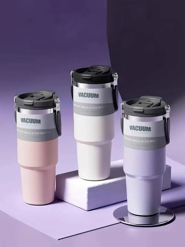 MyLaEvo pastel bottles in pink, white, and purple displayed in purple setting