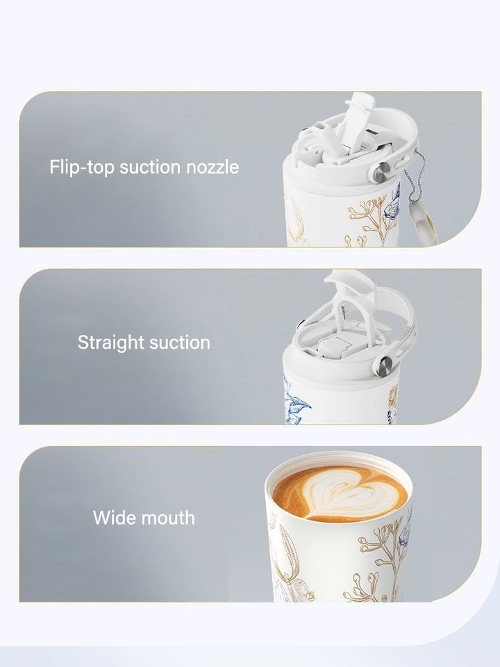 Three drinking methods: straw, direct sip, and open lid pour – MyLaEvo.